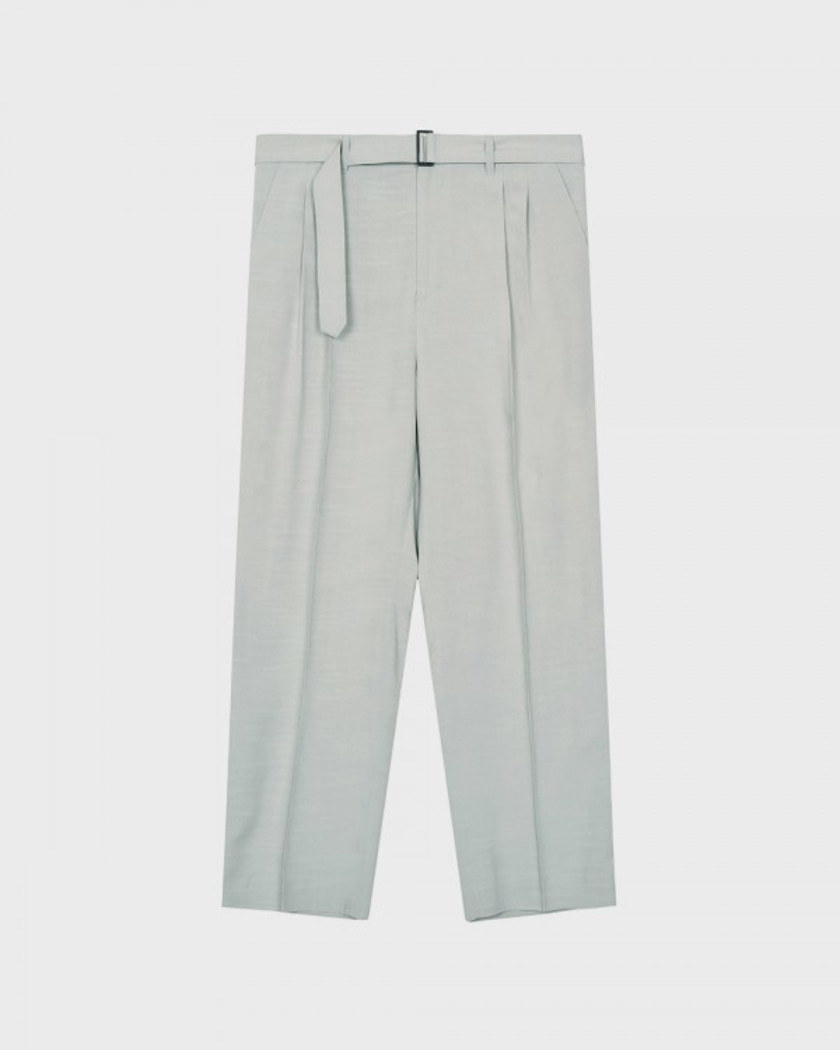 COOL BELTED PANTS DUSTY MINT