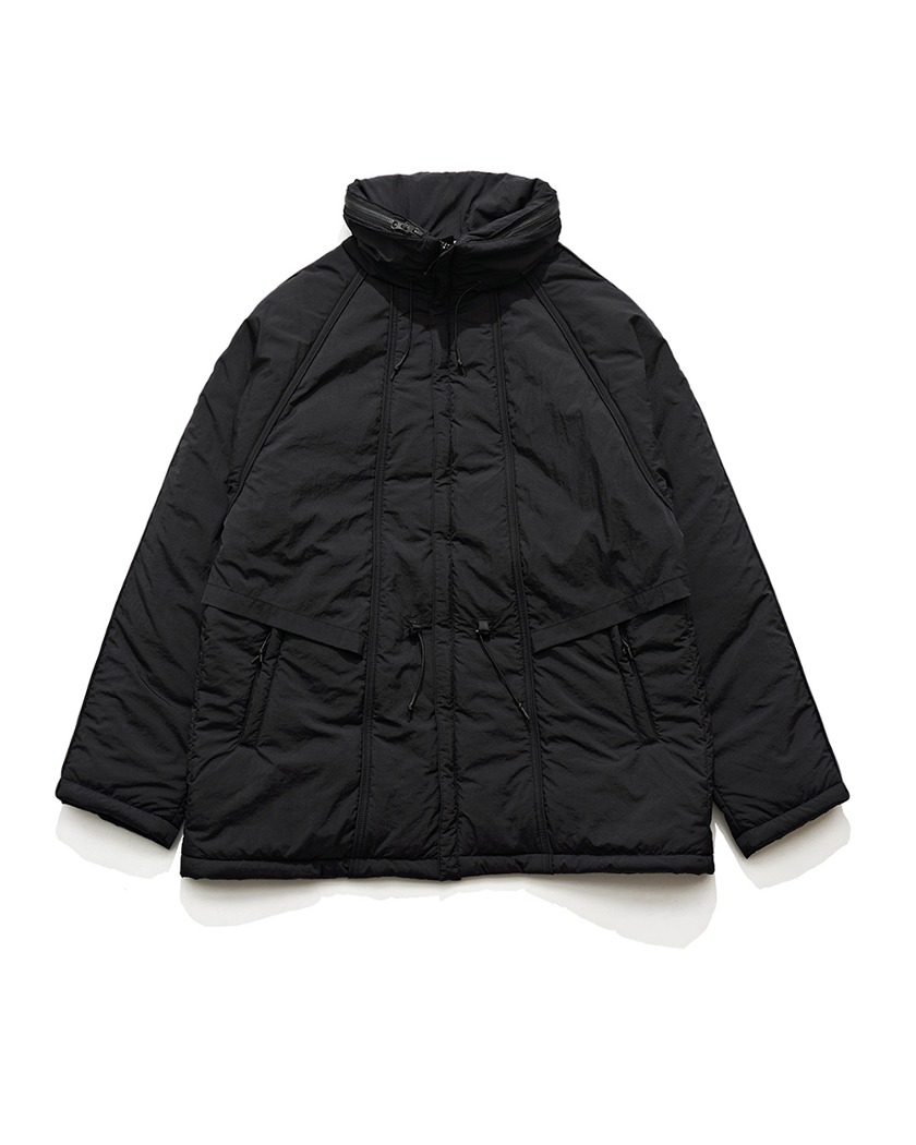 22FW UNAFFECTED PADDED PARACHUTE JUMPER BLACK